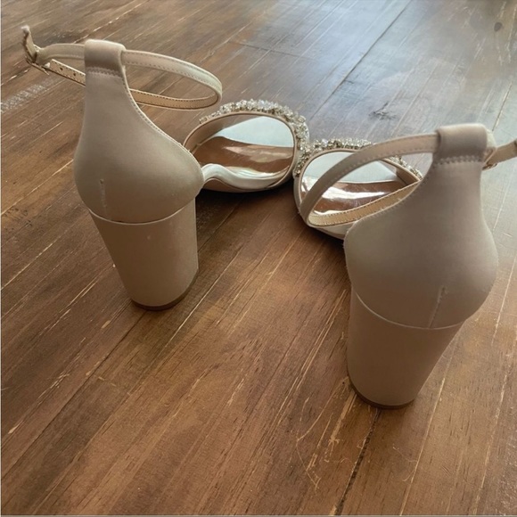 Badgley Mischka Collection Badgley Mischka Tempest Embellished Block Heel Sandal - Picture 8 of 11